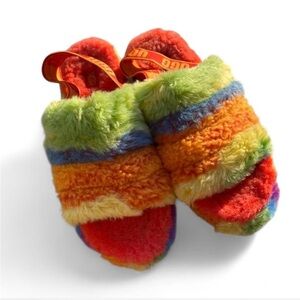 UGG Multicolor Fluff yeah Slippers 8